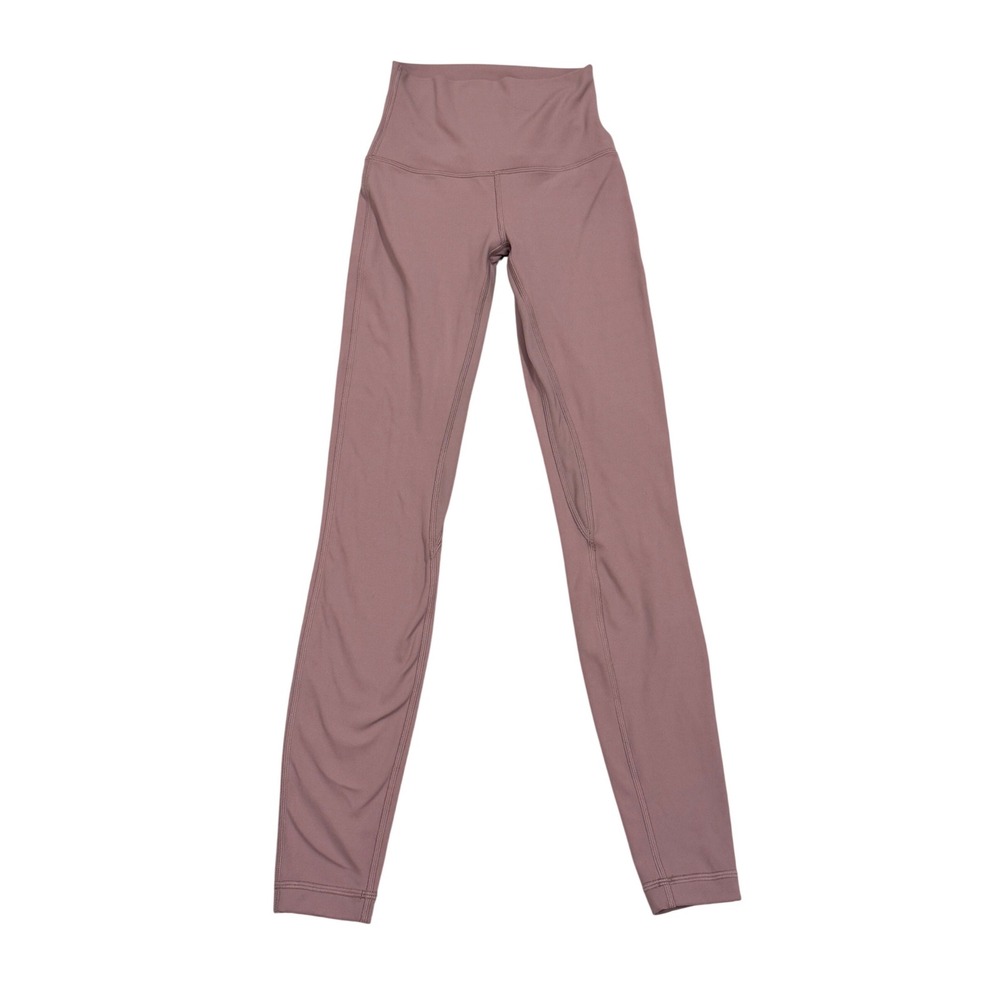 Lululemon Align‎ High-Rise Pant 28 Inseam Womens 0 Dusty Rose Nulu Leggings EUC